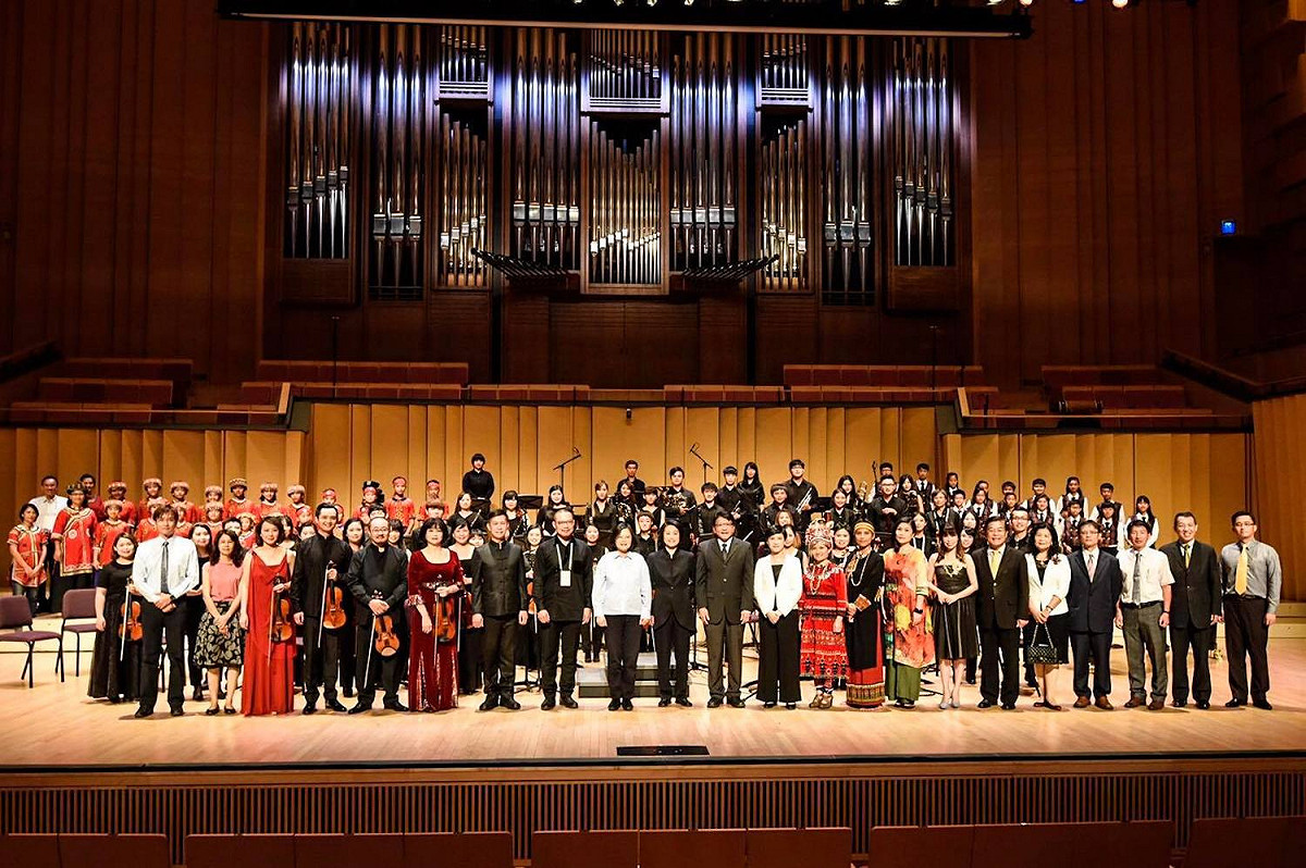 屏東總統府音樂會「最南方思想起」5月28日下午在屏東演藝廳舉行。 圖：總統府提供