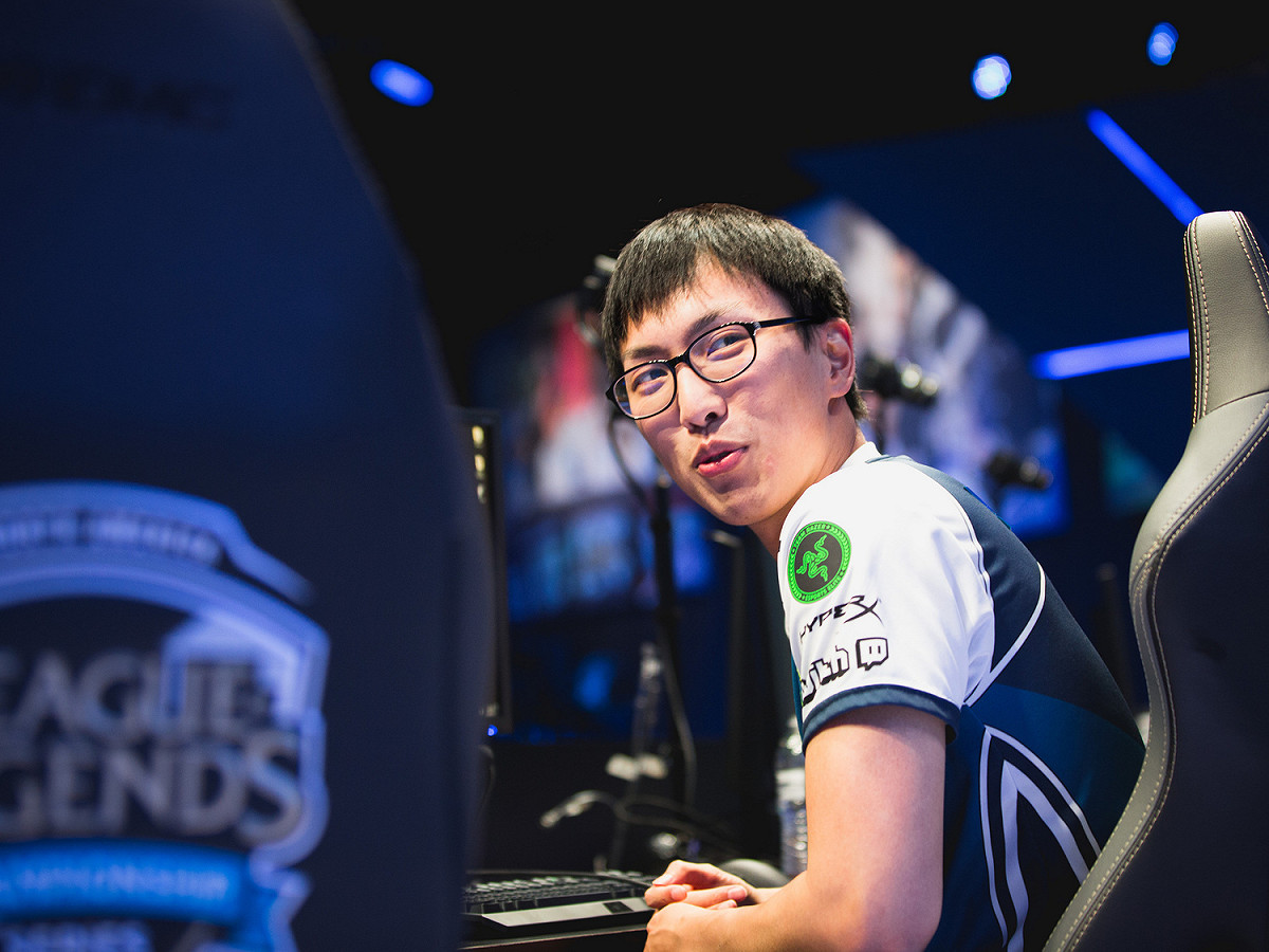 本季轉至Team Liquid戰隊的前TSM AD選手Doublelift。 圖：翻攝自 LoL Esports Photos flickr