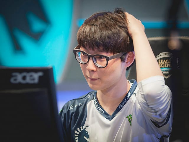 Team Liquid上路選手「Reignover」김의진。 圖：翻攝自 LoL Esports Photos flickr