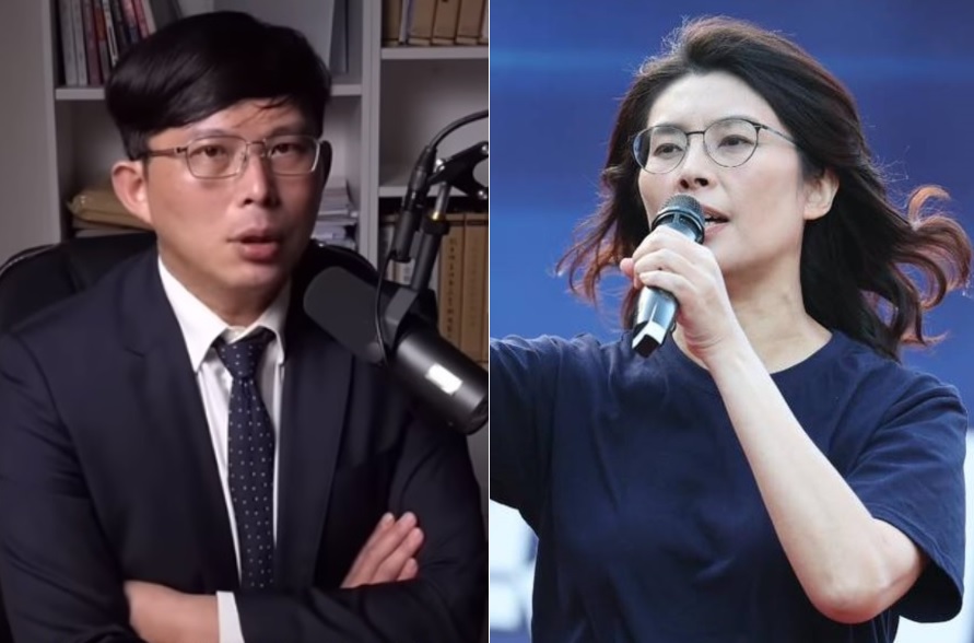 前時代力量立委黃國昌、國民黨立委鄭麗文 圖：擷自黃國昌YouTube、鄭麗文臉書