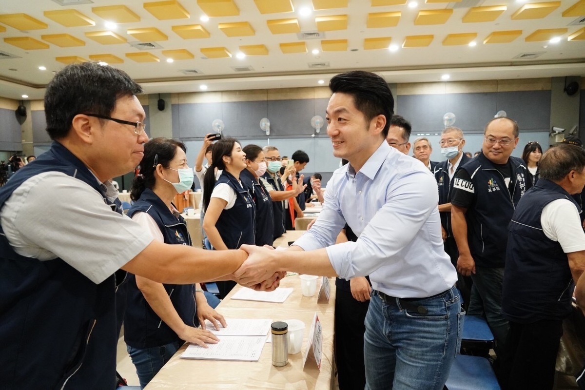 台北市長蔣萬安今出席萬華區里長座談。 圖：台北市政府 / 提供