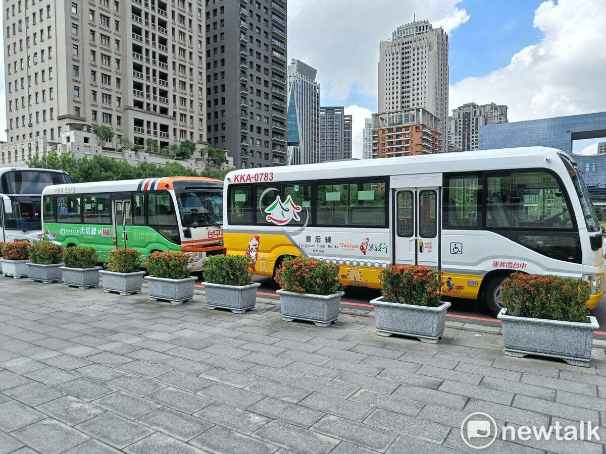 台中市新增大坑、豐后兩線觀光巴士。 唐復年/攝
