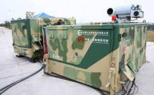 中國的低空雷射武器系統。 圖 : 翻攝自人民網/軍事