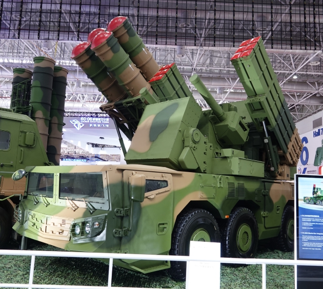 解放軍的FK-2000型彈砲合一防空系統。 圖 : 翻攝自搜狐