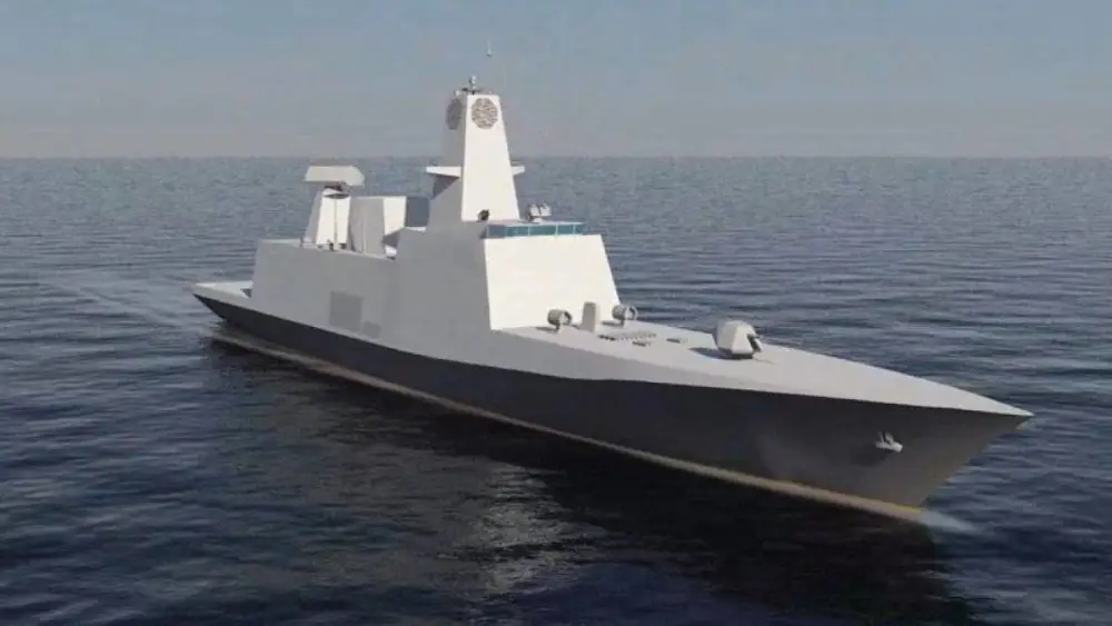 印度海軍發展計劃其中一項為建造P-18型驅逐艦。 圖：翻攝自騰訊網《鋒芒FM》