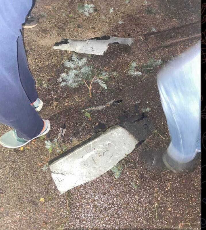 庫爾恰托夫市驚傳無人機墜毀大爆炸，所幸無人傷亡。 圖：翻攝自俄獨立媒體Astra Telegram頻道