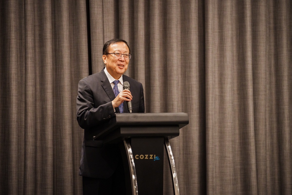 北京大學黨委書記郝平。 圖：馬英九基金會提供