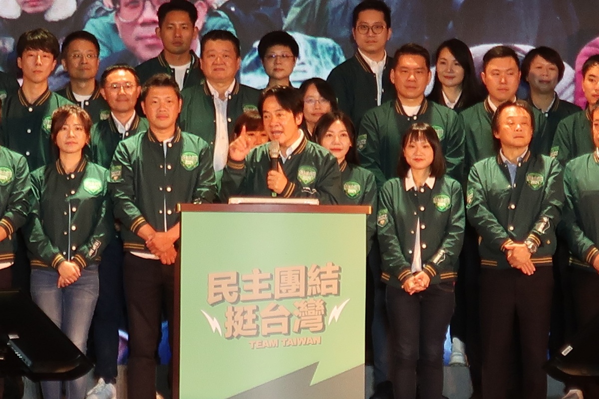 民進黨主席賴清德於全代會致詞 圖：林朝億/攝