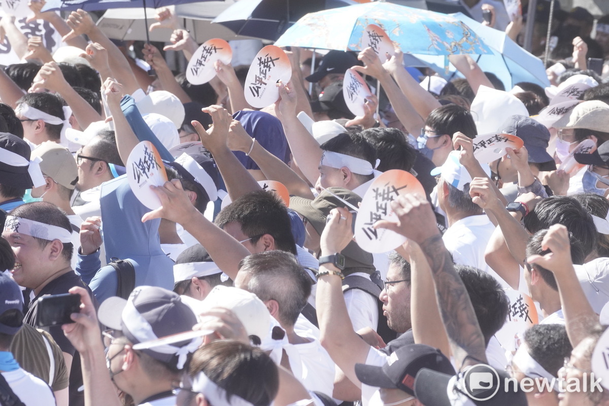 「716公平正義救台灣」凱道遊行。 圖：張良一 / 攝