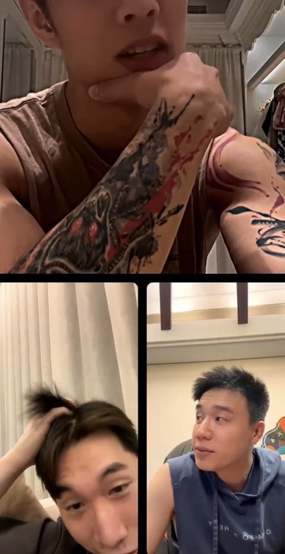 李育昇邀請尼克星跟Toyz一同來討論約戰的詳細事宜。 圖：翻攝自李育昇IG