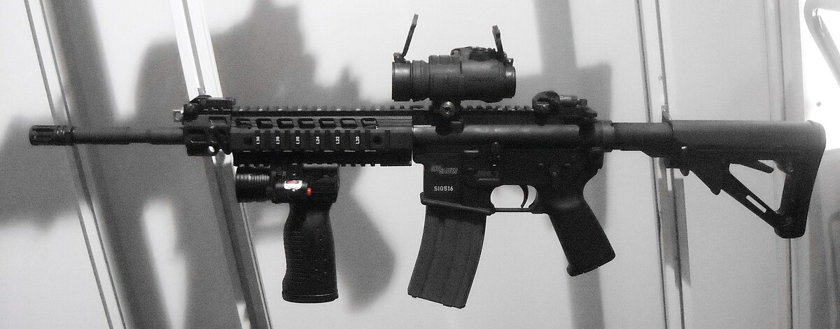 SIG SG 516 突擊步槍。 圖：翻攝自維基百科