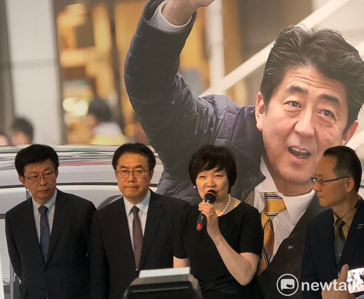 安倍昭惠表示，感謝協助辦理本次安倍晉三紀念影像展的相關人士，以及提供場地的耘非凡美術館。他的丈夫之前就很想來台灣訪問，但很可惜沒辦法完成這個心願，也希望台南民眾可以撥冗參觀。 圖：黃博郎／攝