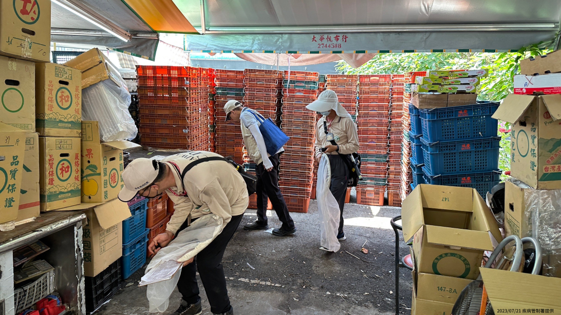 疾管署人員正協助地方政府進行孳生源查核與清除。 圖：疾管署／提供
