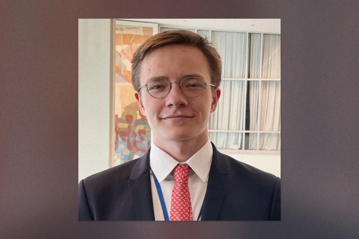 「柳葉刀」自殺無人機開發者的兒子拉夫連季．扎哈羅夫（Lavrentiy Zakharov）被披露在聯合國裁軍研究所工作。 圖：翻攝自聯合國裁軍研究所（UNIDIR）