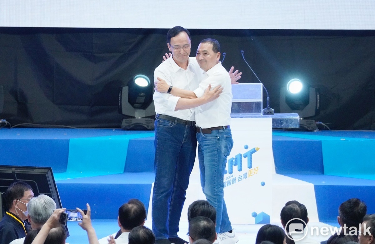 國民黨正式通過徵召侯友宜參選總統。 圖：張良一/攝