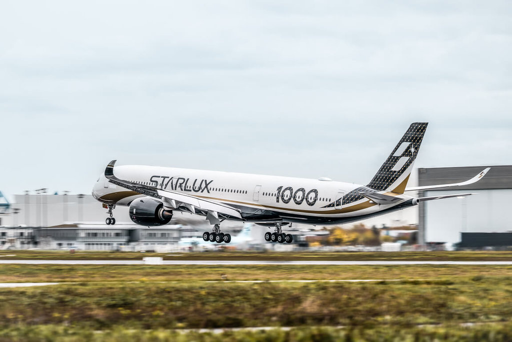 星宇航空6日宣布，全台首架、也是星宇航空首架A350-1000廣體客機已於法國土魯斯完成交機。（星宇航空提供）中央社記者江明晏傳真　115年1月6日