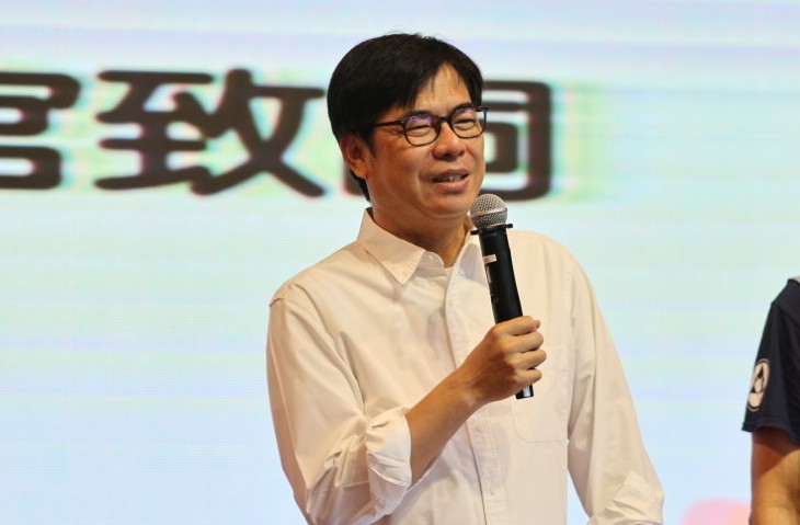 陳其邁不評論國民黨韓侯和的家務事。 圖:高雄市政府提供