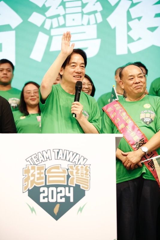 民進黨主席暨總統參選人賴清德。 圖：賴清德競選辧公室提供