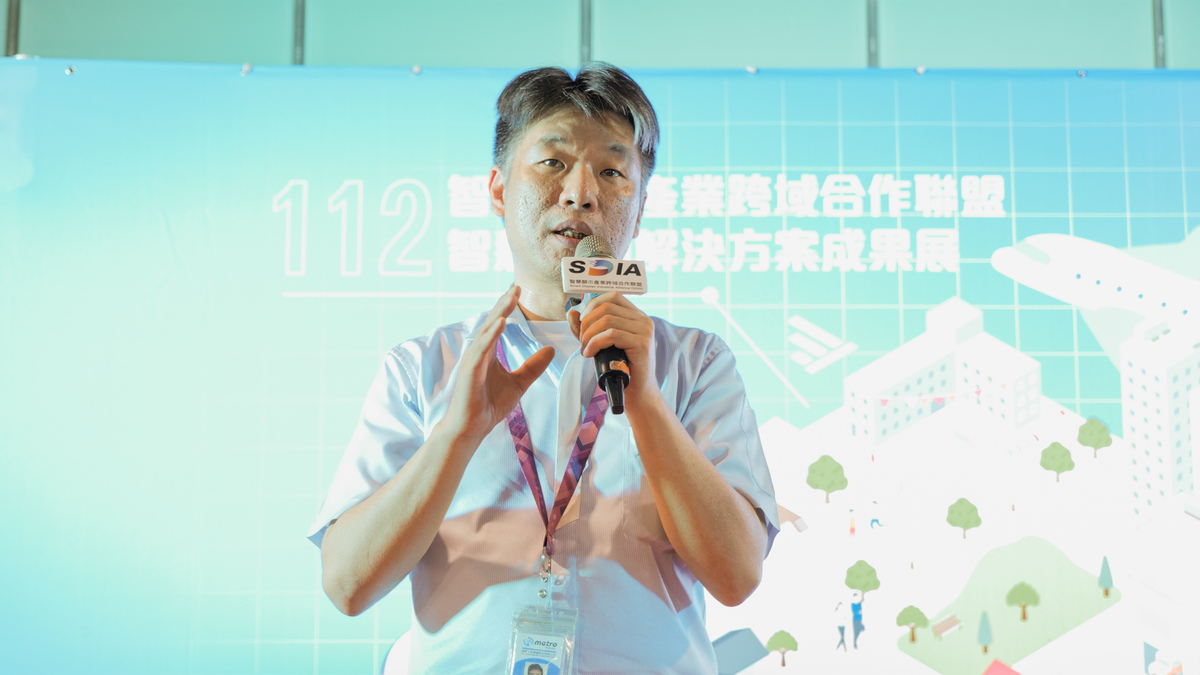 桃捷運務長謝志成致詞。 英特盛科技/提供