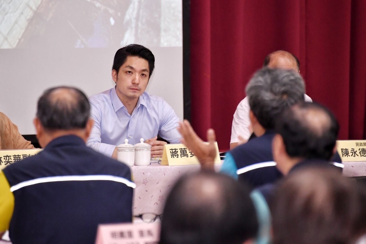 台北市長蔣萬安出席文山區與里長有約座談。 圖：台北市政府/提供