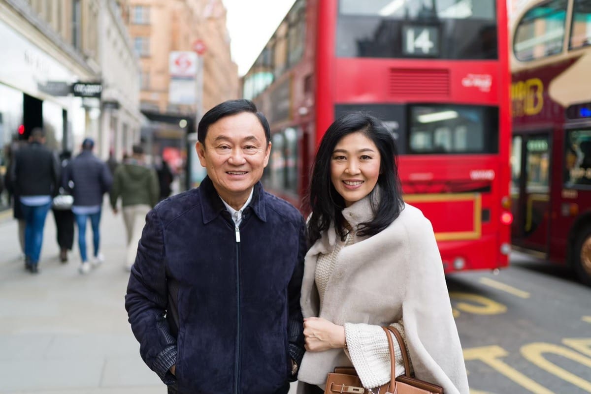 外媒分析，74歲的億萬富翁戴克辛是泰國軍方和保守派人士的忌諱，他的回歸或將加劇泰國自5月大選以來的政治混亂。 圖：擷取自臉書「Thaksin Shinawatra」