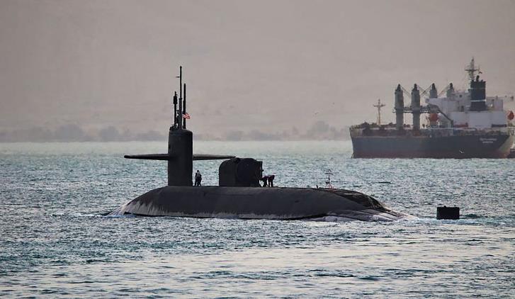 美國海軍佛羅里達潛艇。 圖：翻攝自新華網