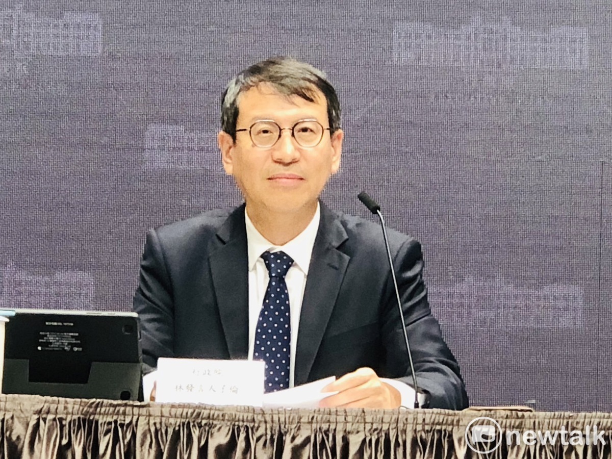 行政院發言人林子倫。 圖：謝莉慧/攝