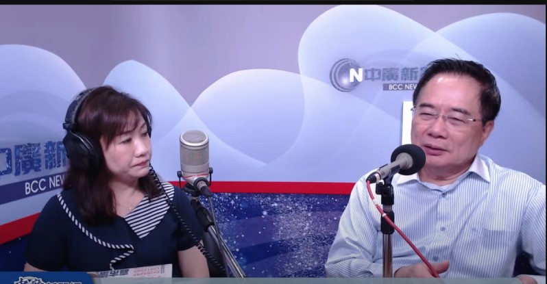 前立委蔡正元接受王淺秋專訪。 圖：擷取自中廣新聞網《千秋萬事》/YT頻道