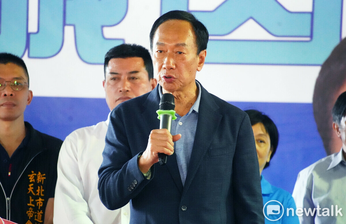 郭台銘宣布，將在土城蓋第一批示範社宅，讓「工者有其屋」，實現居住正義。 圖：林昀真/攝