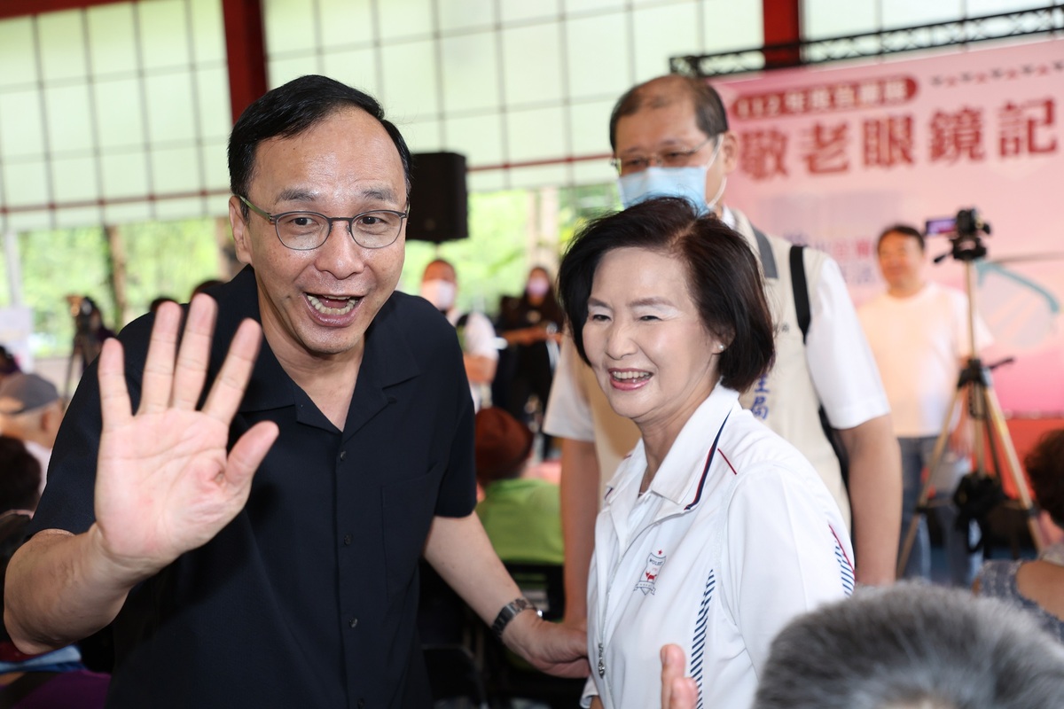 國民黨主席朱立倫被前藍委蔡正元形容為「南宋皇帝」。 圖：國民黨文傳會/提供