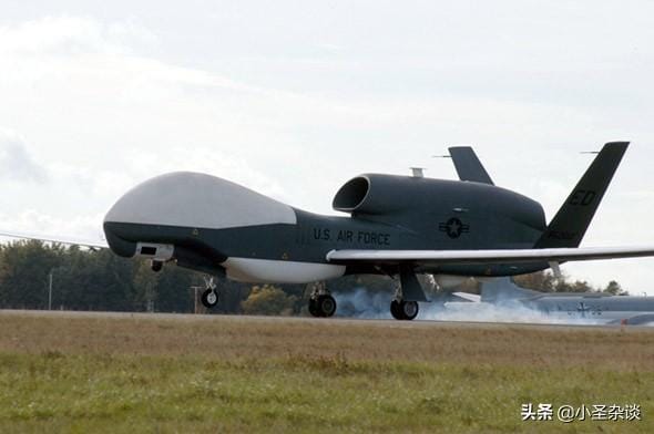 美國RQ-4A全球鷹無人偵察機。（示意圖） 圖：翻攝陸網/頭條小怪雜談