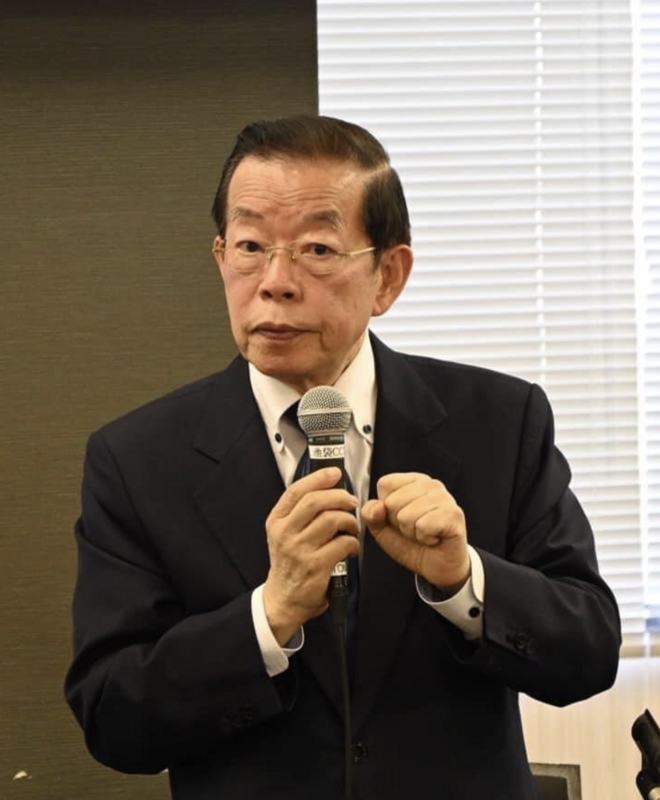 駐日代表謝長廷。 圖：取自謝長廷臉書（資料照）。