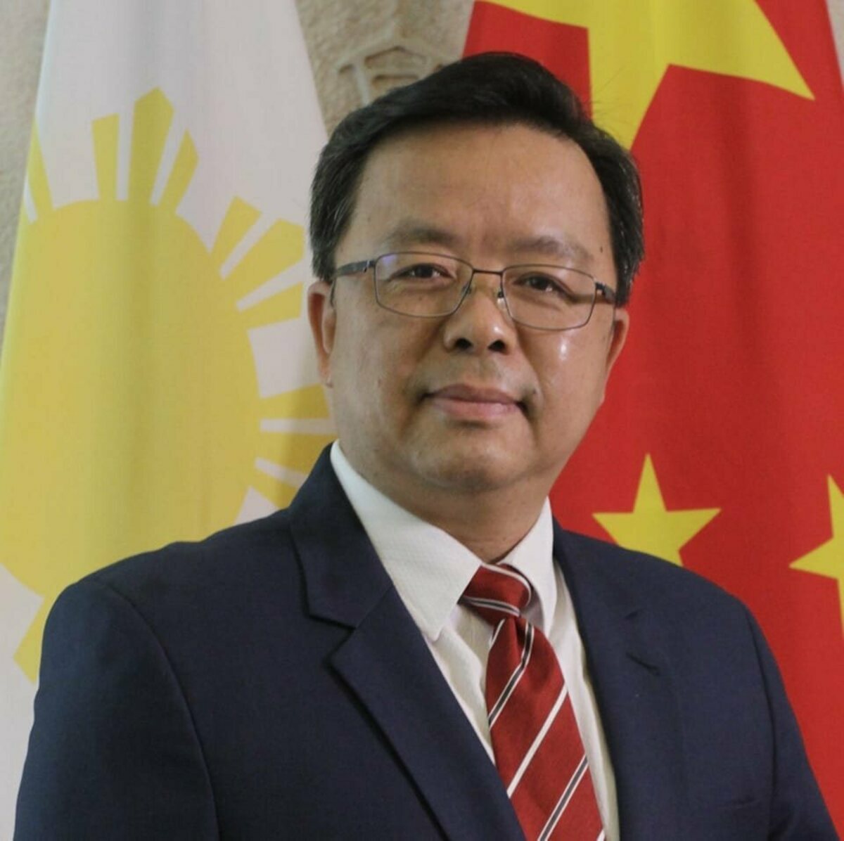 布勞納表示，中國駐菲律賓大使黃溪連曾向其表達舉辦中菲聯合軍演的意願。 圖：翻攝自中國駐菲律賓大使館臉書