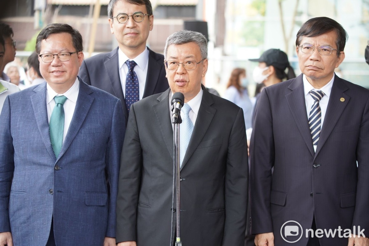 陳建仁表示，台美一向保持密切聯繫，未來在安全問題上也會緊密合作。 圖：林昀真/攝