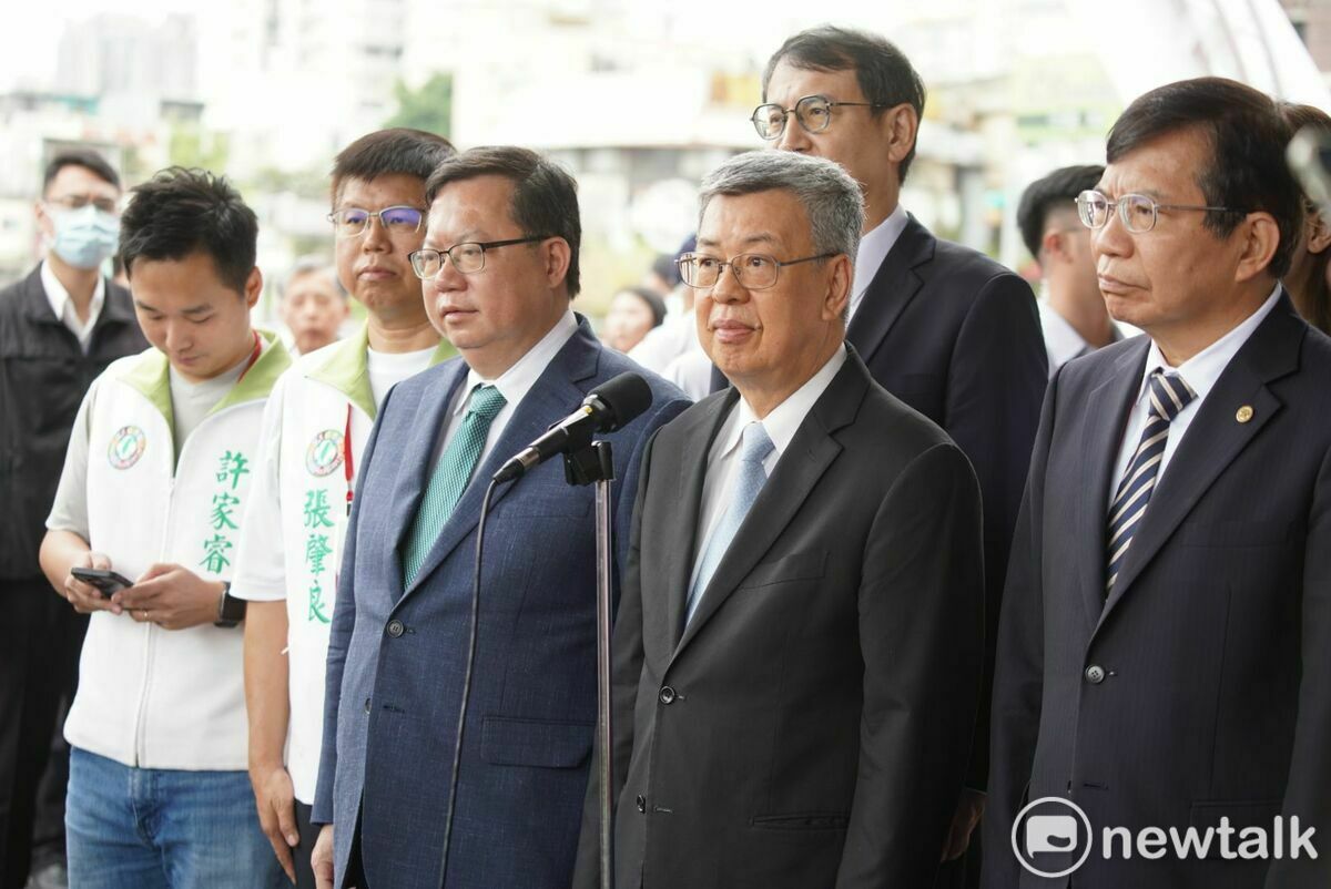 陳建仁肯定陳吉仲任農委會主委一直盡心盡力造福農漁民。 圖：林昀真／攝
