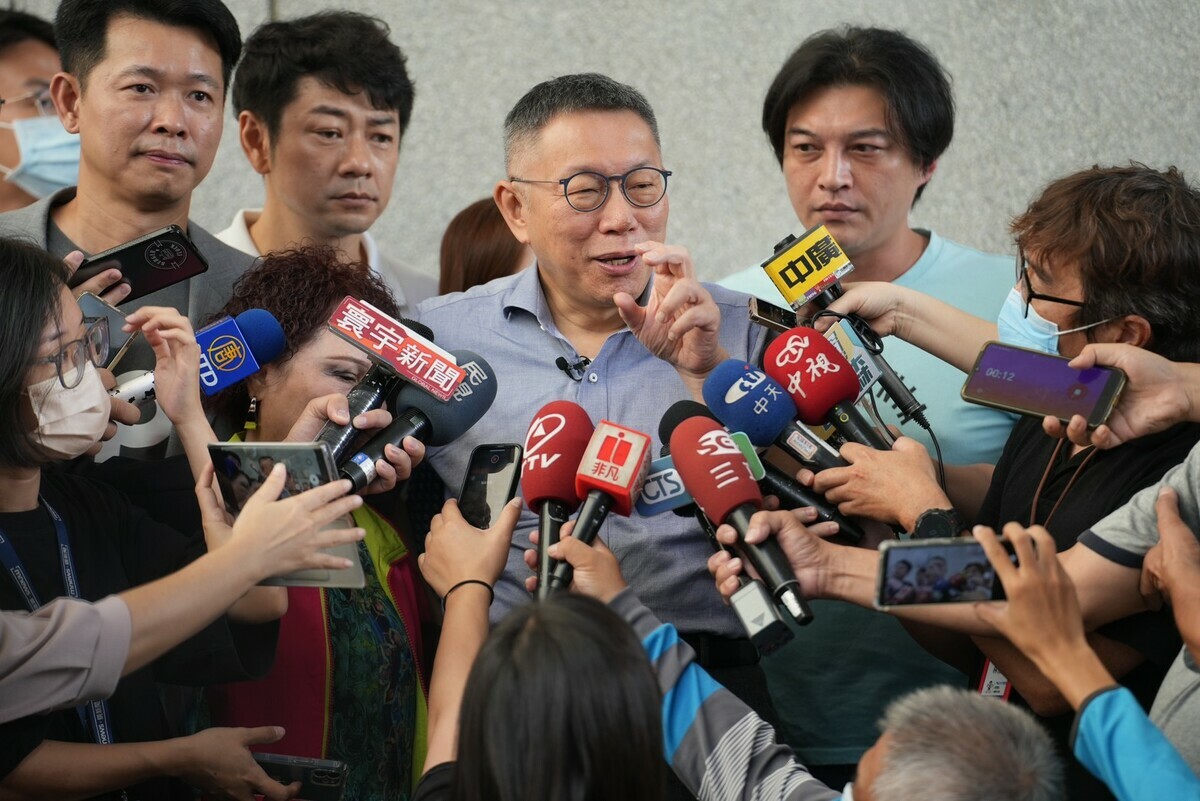 民眾黨總統參選人柯文哲。 圖：民眾黨 / 提供