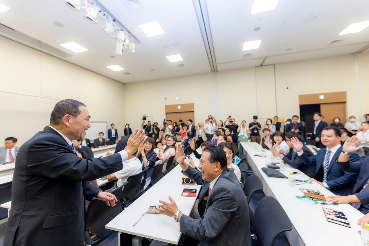 國民黨總統參選人侯友宜展開訪日行程。 圖：侯友宜競選辦公室/提供（資料照）