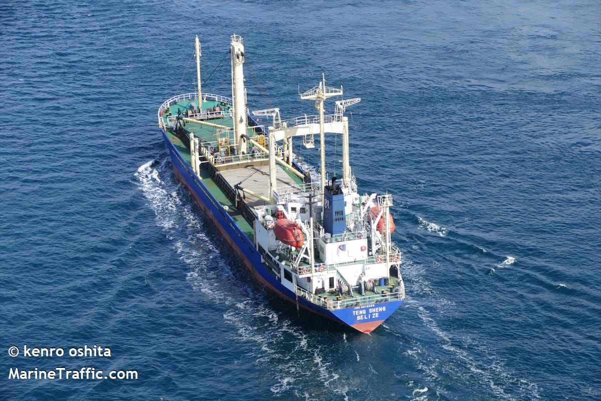 編號 Ams1 的以色列運輸船（資料照）。 圖：翻攝自MarineTraffic
