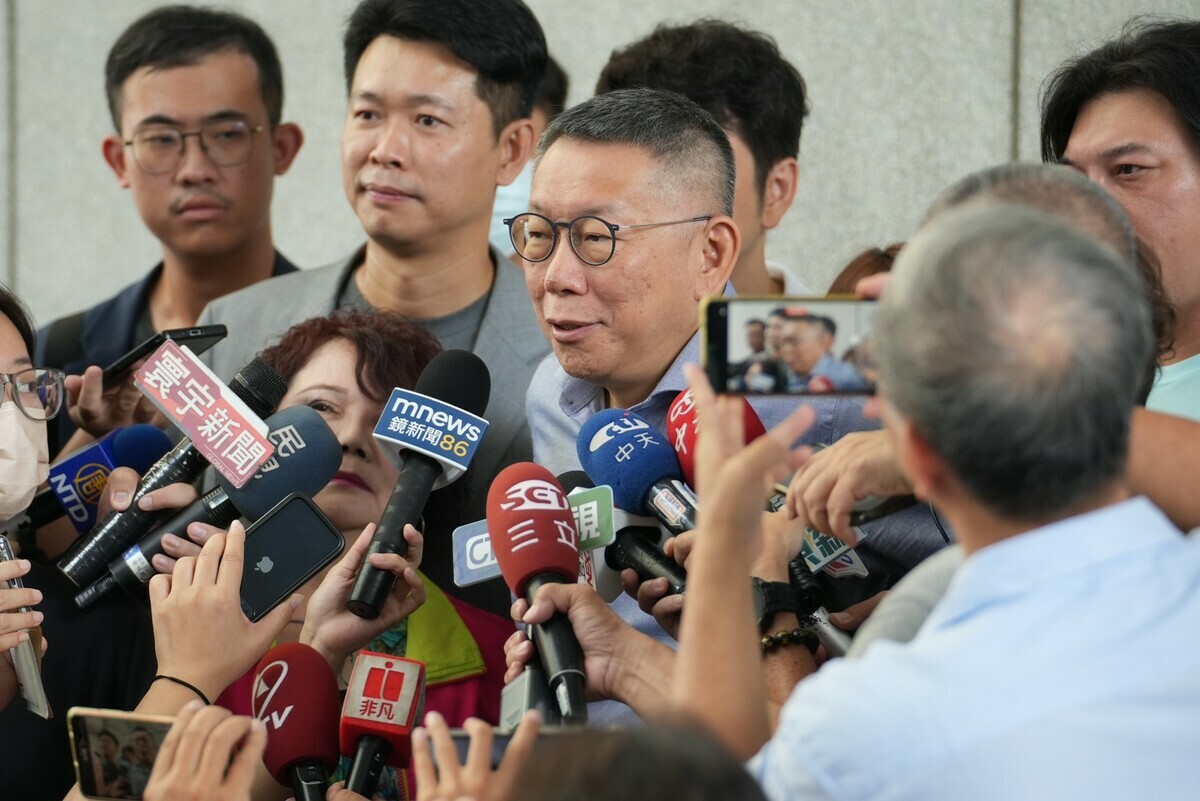 民眾黨總統參選人柯文哲。 圖：民眾黨 / 提供