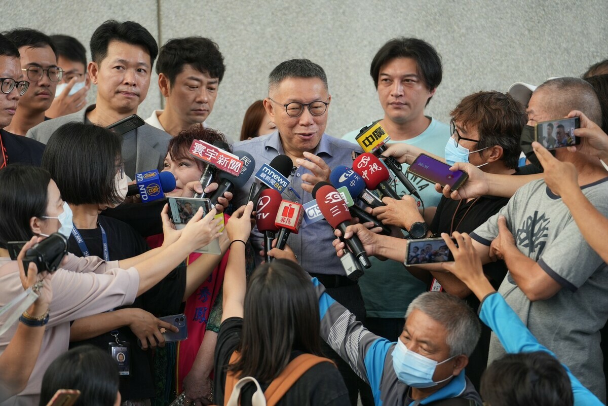 民眾黨總統參選人柯文哲。 圖：民眾黨 / 提供