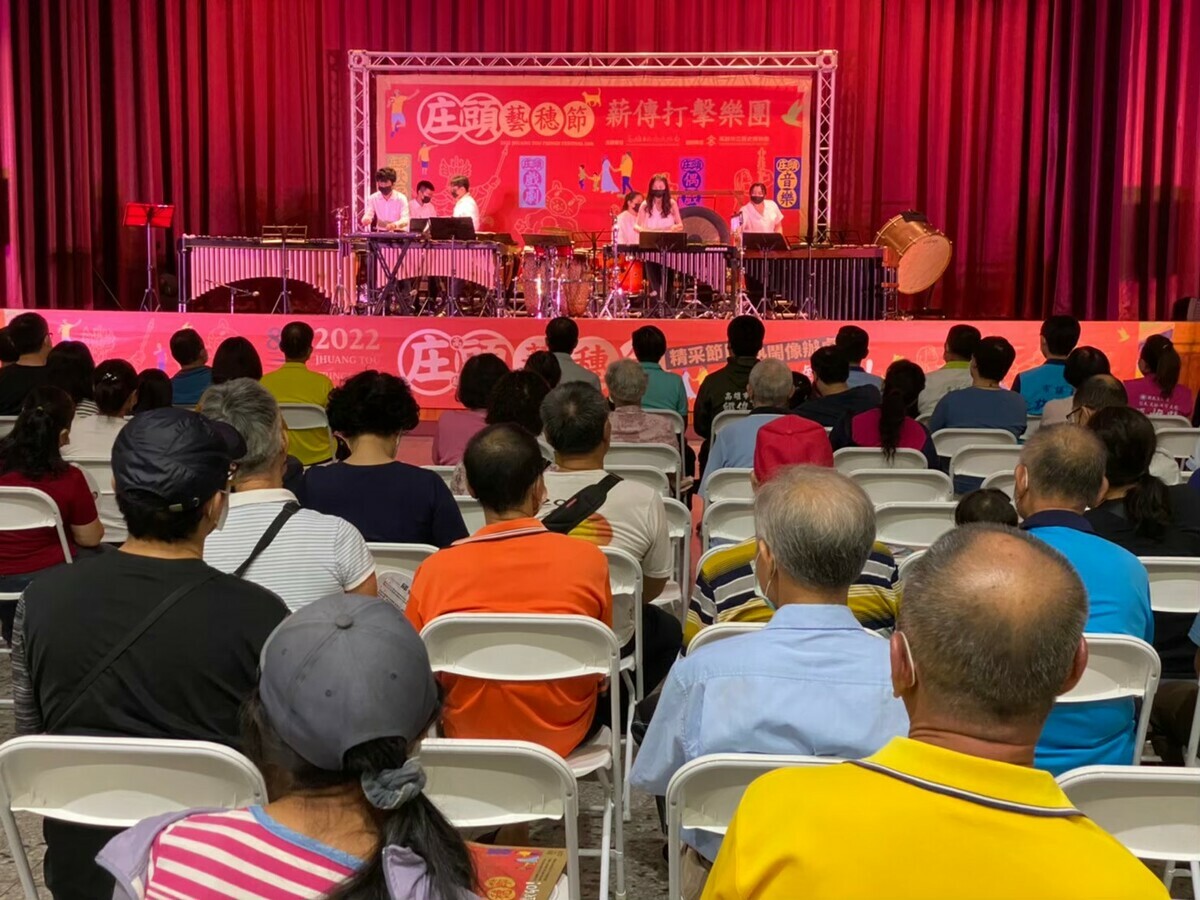 「庄頭音樂會」分享器樂與人聲構築的音樂之美。 圖：高雄市文化局提供