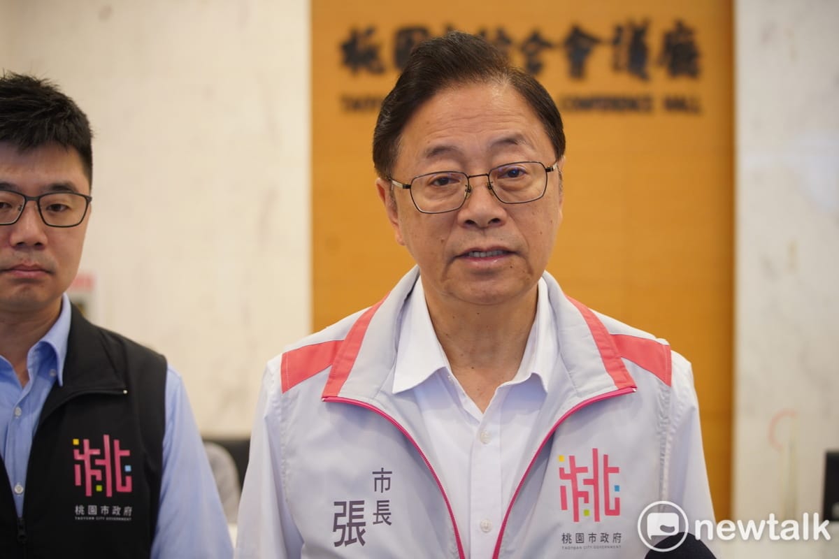 桃園市長張善政。 圖：林昀真 / 攝（資料照）