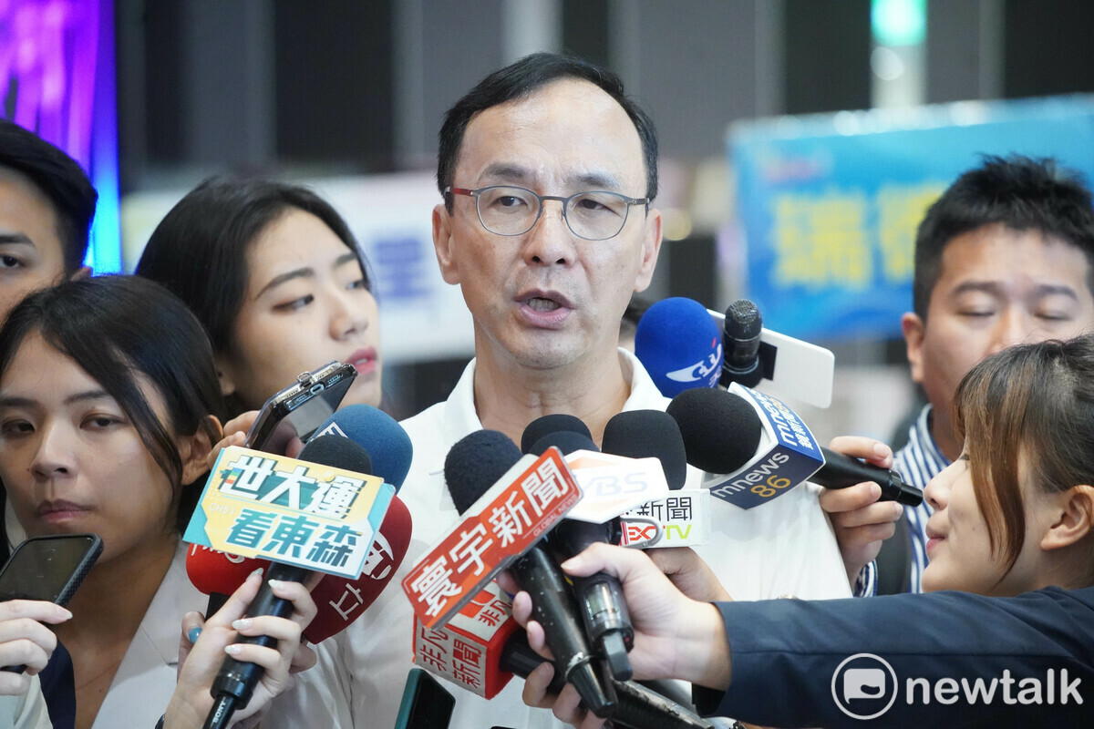 國民黨主席朱立倫。 圖：林昀真/攝（資料照）