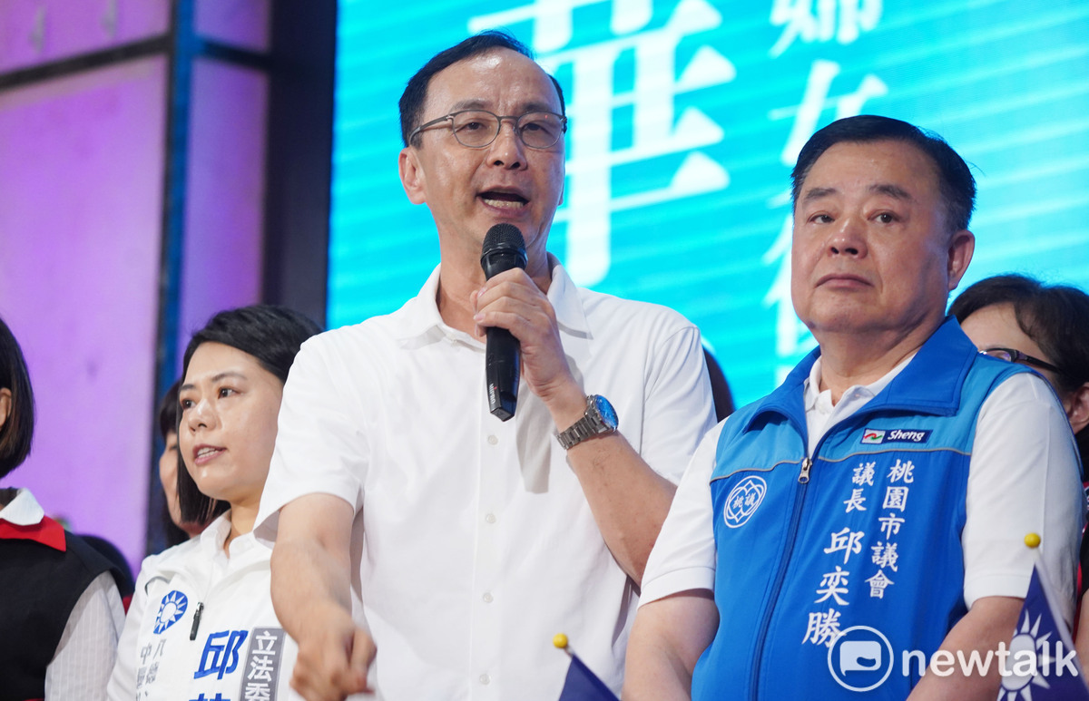朱立倫表示，每位議長都是朋友，現在就是全黨團結，大家團結一致就可以發揮最大的團隊力量。 圖：林昀真/攝