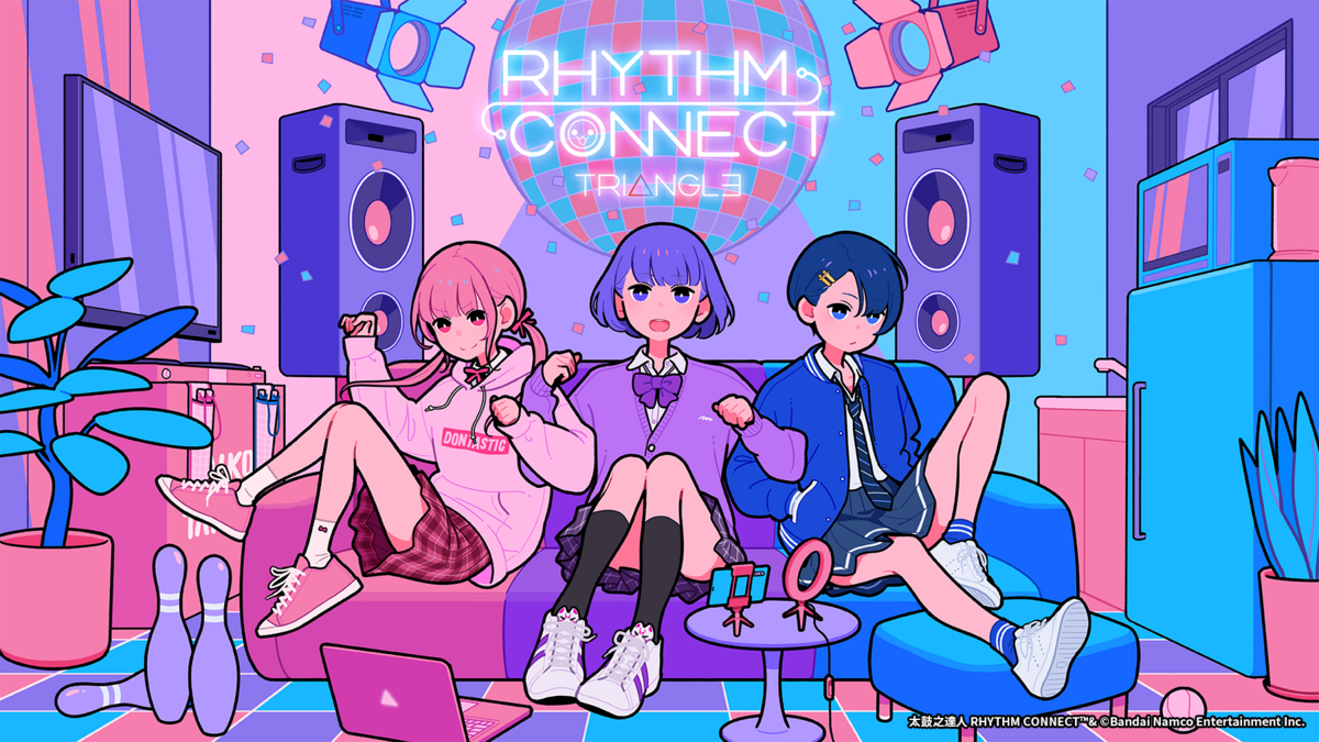 遊戲原創主題曲「RHYTHM CONNECT」同步在「太鼓之達人官方YouTube」頻道正式發布！ 圖：LINE/提供