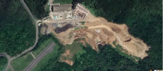 九鵬基地的衛星空拍圖。 圖 : 翻攝自騰訊網