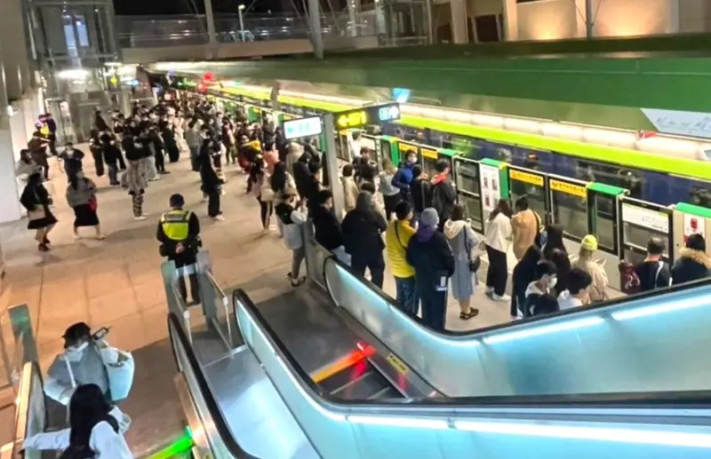 ▲台中捷運今天下午出現設備異常，導致旅運暫時癱瘓。（資料畫面）
