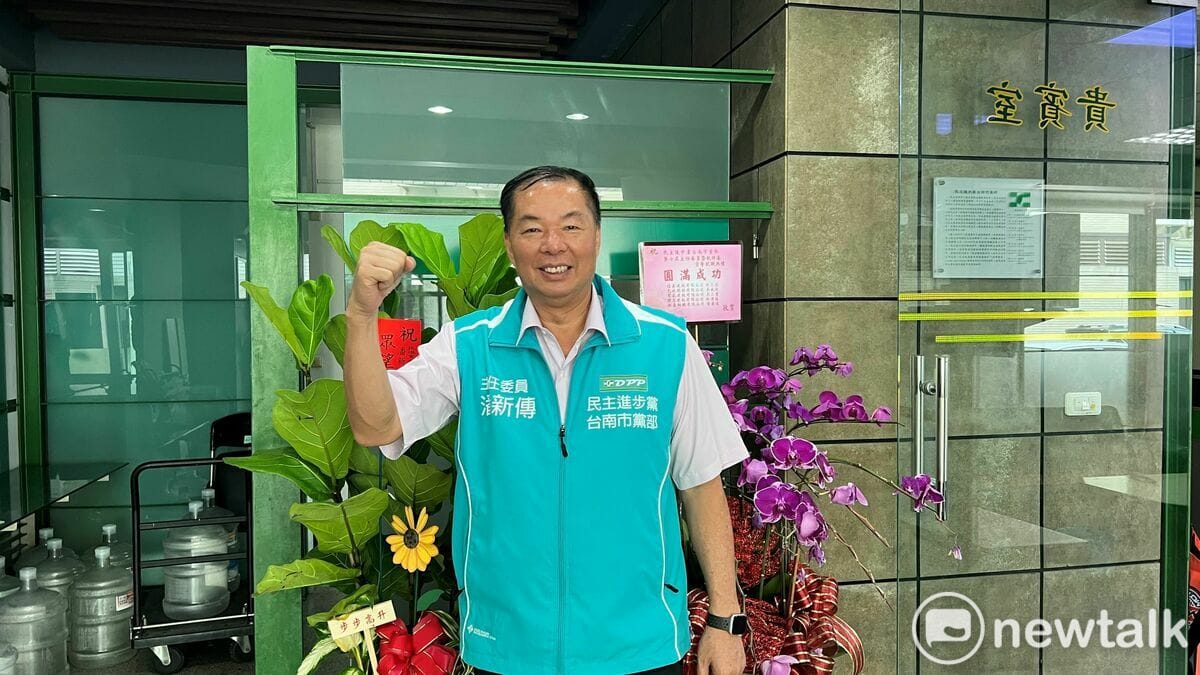 潘新傳表示，此次辦理營隊的目的是讓青年認識、參與政治很好的渠道，期許更多的年輕人能從自己所在的專業領域共同關心公共事務，帶領國家走向更好的未來。 圖：民進黨台南市黨部提供（資料照）