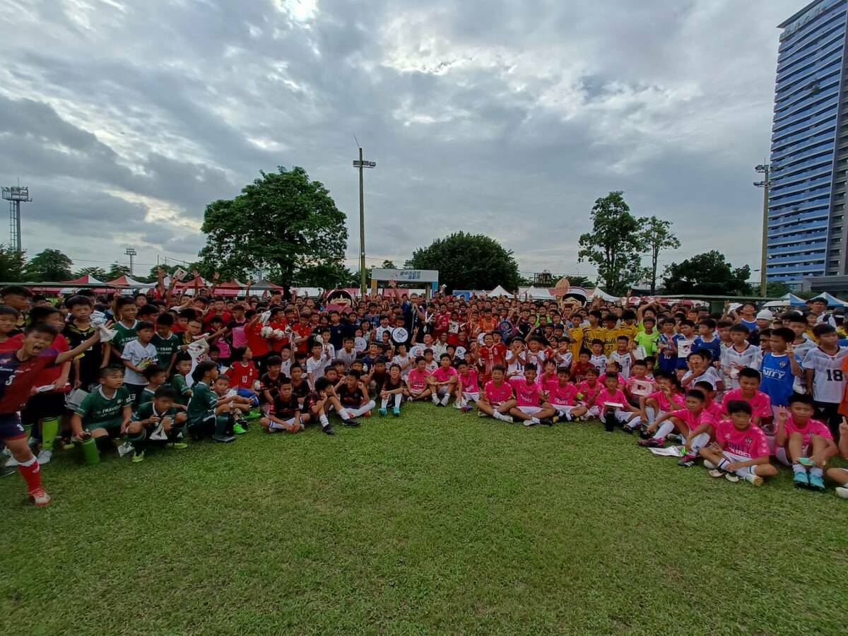 2023台中朝馬國際足球節有49隊、千餘名球員參加。 唐復年/攝