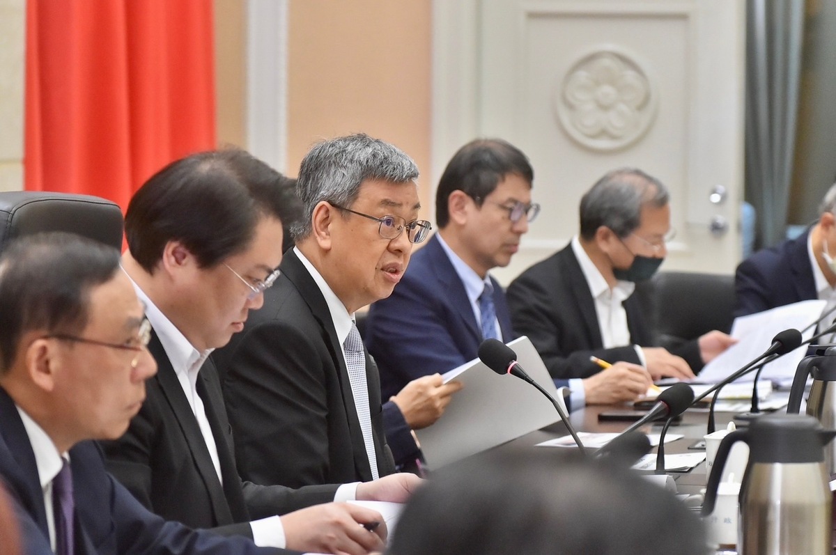 陳建仁9日主持「112年度第3次治安會報」。 圖：行政院提供